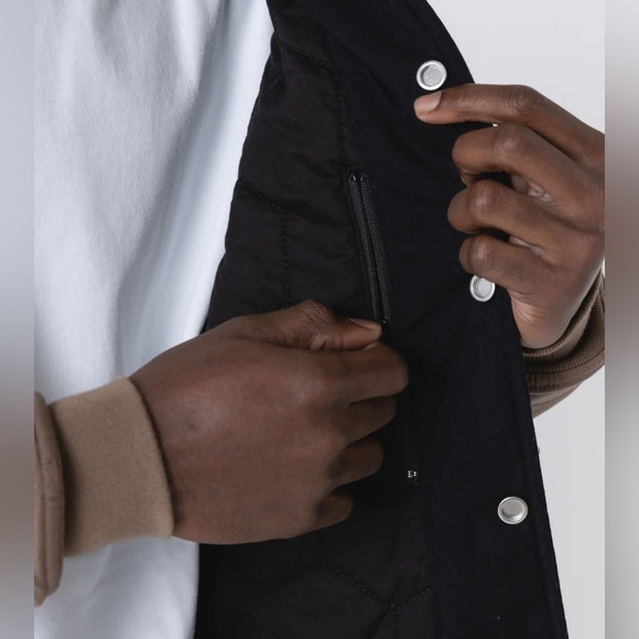 Zanerobe WST Bomber Jacket Black/Timber - Picture 4 of 6